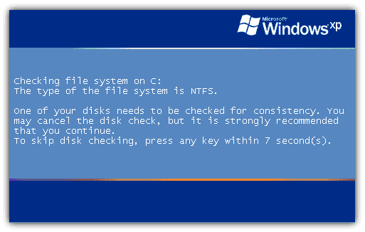 Puedo correr de manera segura chkdsk sin tener riesgos?